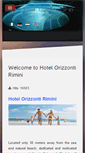 Mobile Screenshot of hotelorizzonti.com